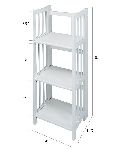 Yu Shan 3 - Shelf Folding Bookcase 14