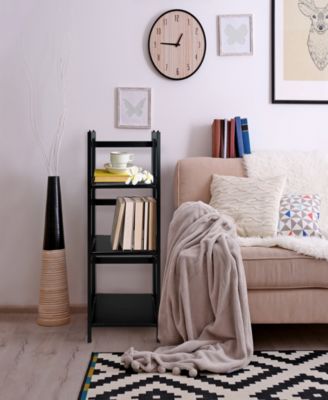 3 - Shelf Folding Bookcase 14" Wide