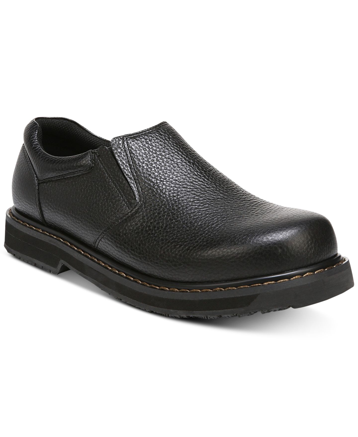 Мужские туфли Dr. Scholl's Winder II Oil & Slip Resistant Slip-On, цвет: Чёрный — фото 1