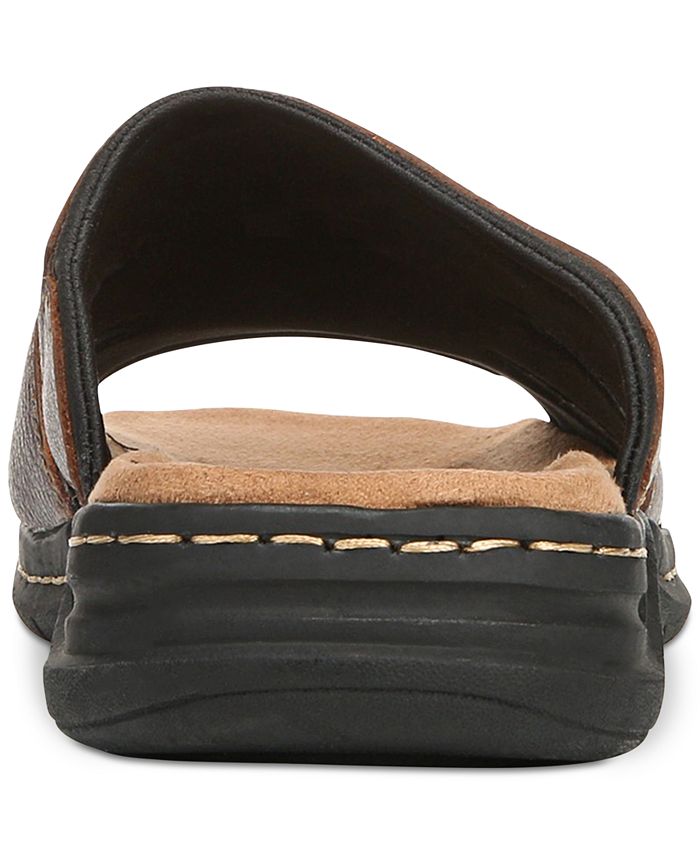 Dr. Scholl's Men's Gordon Leather Slides Macy's