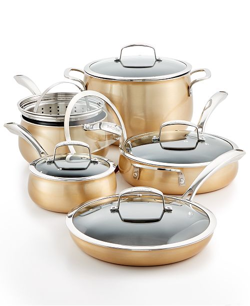 Belgique Aluminum 11Pc. Cookware Set, Created for Macy's & Reviews