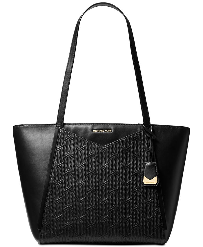 Michael Kors Whitney Quilted Detail Top Zip Tote Macy s