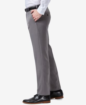Haggar Herren-Hose Straight Fit – Bequeme Business-Hose Mit Stretch, Flat Front & Premium Flexbund