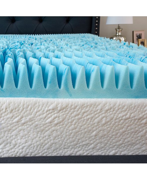 Sleep Trends 3" Cool Gel Memory Foam Mattress Topper ...