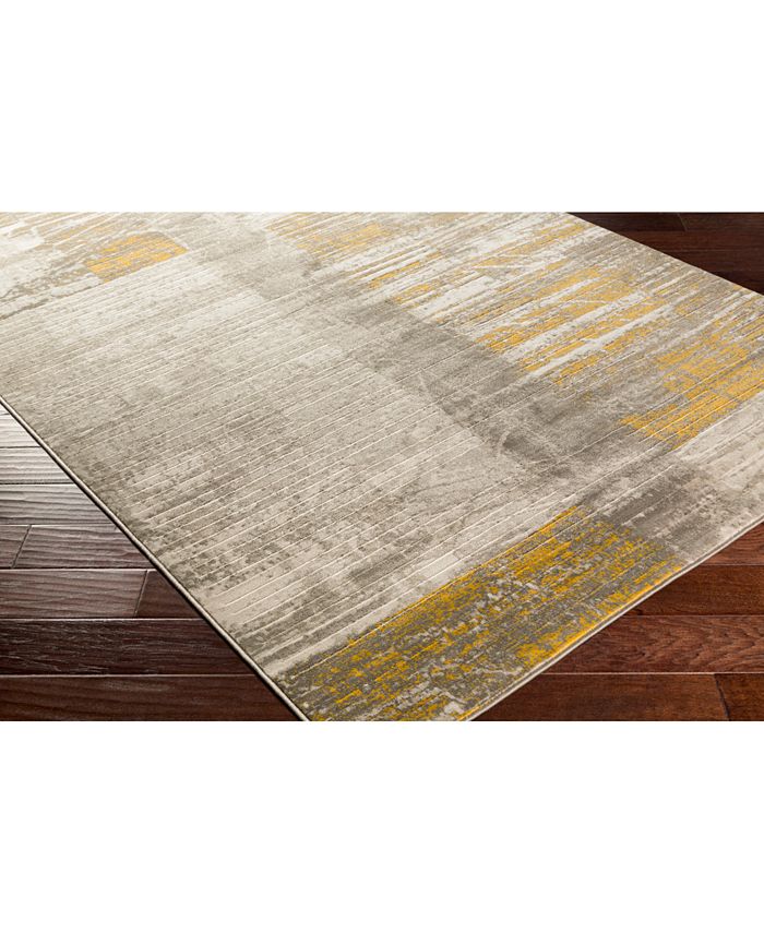 Surya Jax JAX5013 Mustard 5'2" x 7'6" Area Rug Macy's