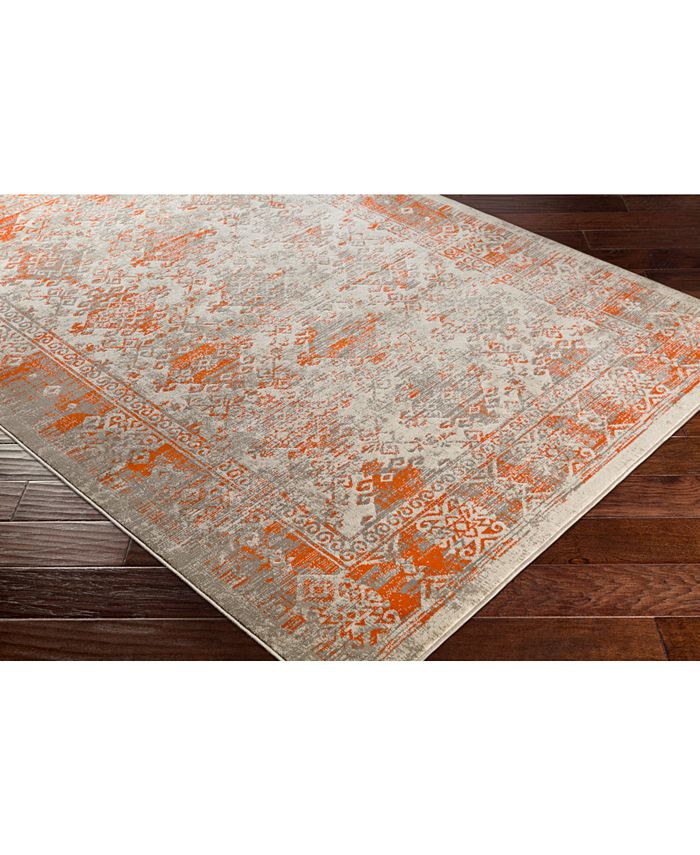 Surya Jax JAX5050 Burnt Orange 5'2" x 7'6" Area Rug Macy's