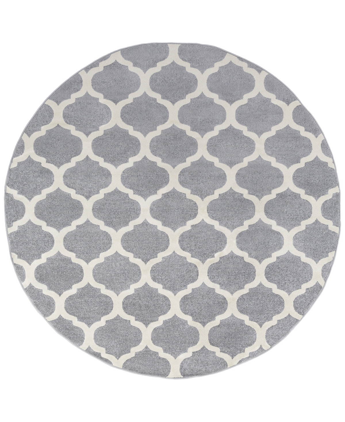 Surya Horizon Hrz-1001 Medium Gray 7'10in Round Area Rug - Gray