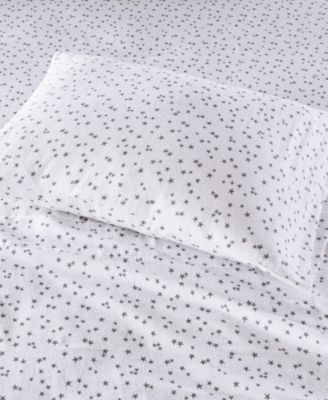Novelty Printed Flannel 4-Pc. Sheet Set, Queen