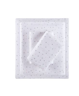 Novelty Printed Flannel 4-Pc. Sheet Set, Queen