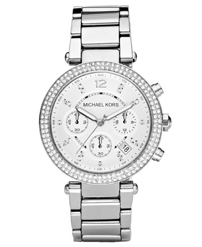 Michael Kors Women's Chronograph Parker Stainless Steel Bracelet Watch 39mm MK5353