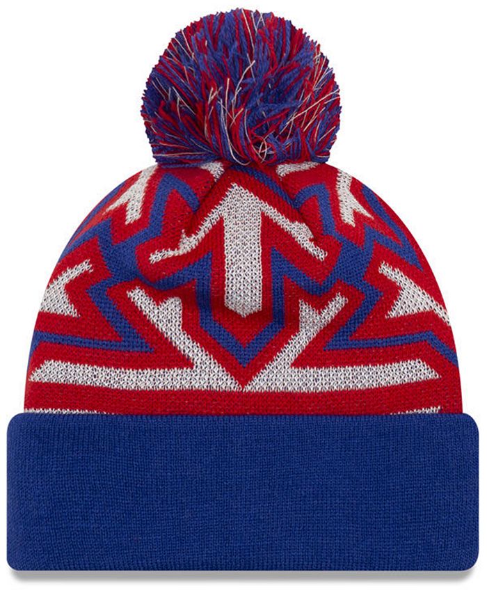 New Era Detroit Pistons Glowflake Cuff Knit Hat - Macy's