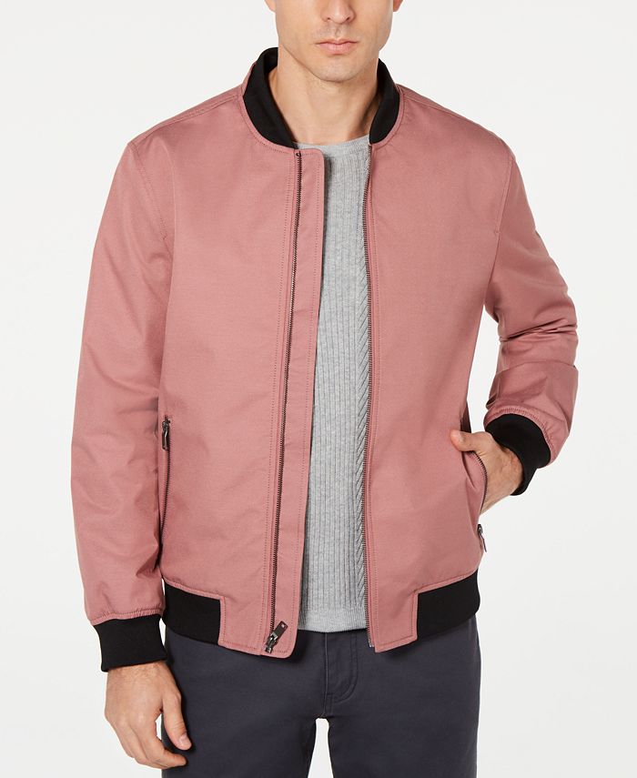 Alfani ribbed bomber deals jacket