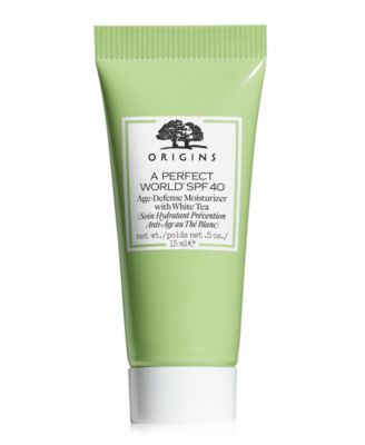 Origins - Receive a Free A Perfect World SPF40 Age-Defense Moisturizer, 15ml with any $35  purchase