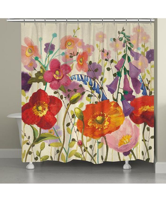 laural home dream forest shower curtain