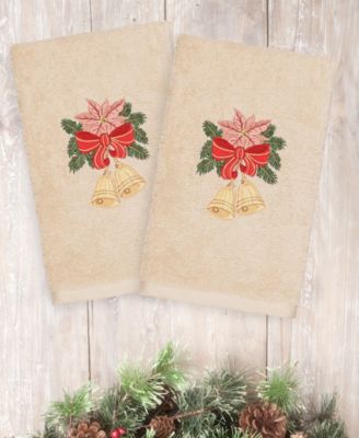 Christmas Bells 100% Turkish Cotton Hand Towels