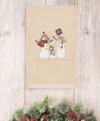 Christmas Snow Family 100% Turkish Cotton Hand Towels