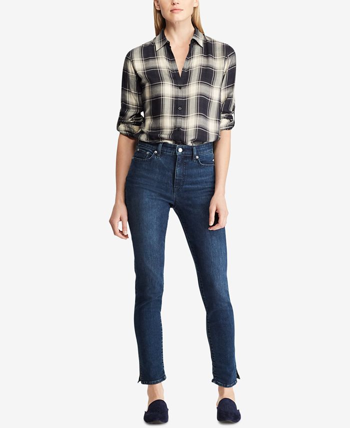 Lauren Ralph Lauren Plaid Twill Shirt Macy's