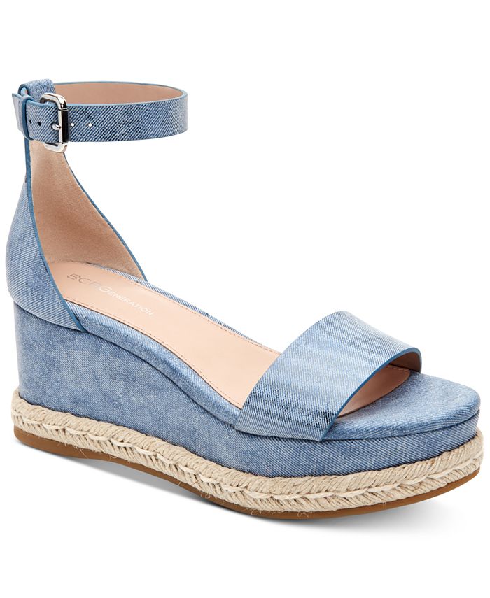 Bcbgeneration addie espadrille hot sale wedge sandals