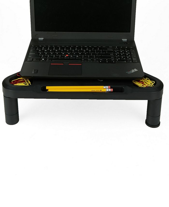 Mind Reader Monitor Stand Riser, 2 Pack, Black Macy's