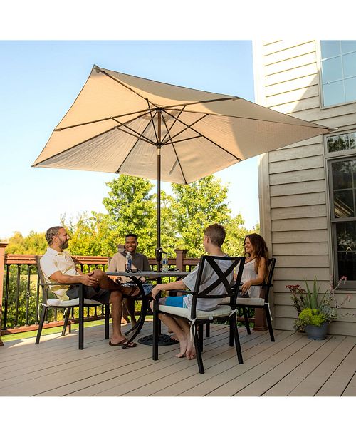 Blue Wave Adriatic 6 5 X 10 Rectangular Market Umbrella Sunbrella Acrylic Reviews Home Macy S