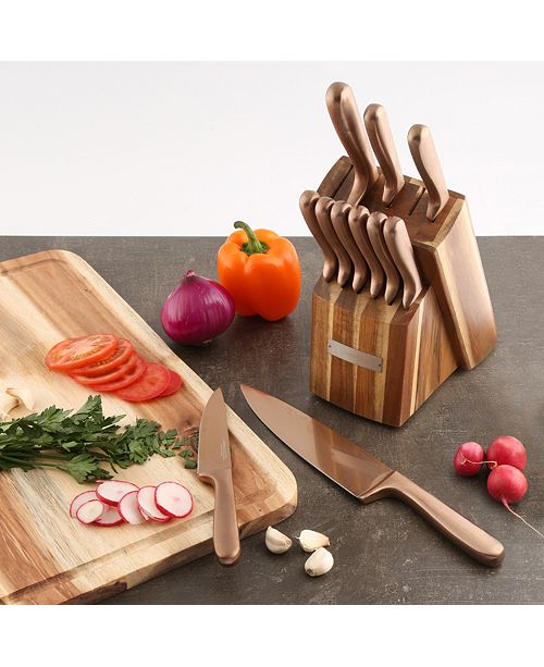 Silversmiths Rame 12-Piece Cutlery Set with Knife Block