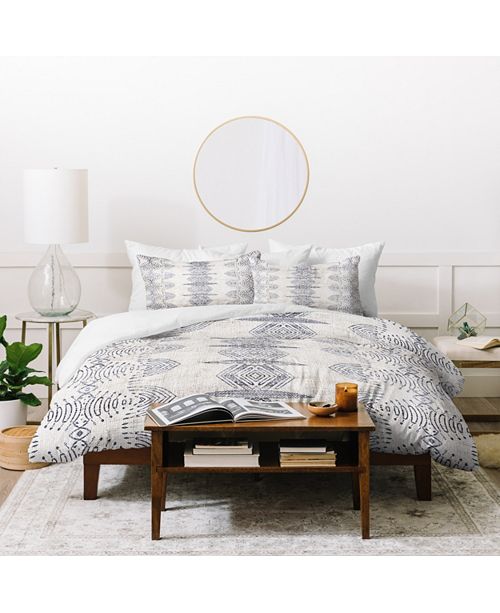 Deny Designs Holli Zollinger French Linen Eris Queen Duvet Set