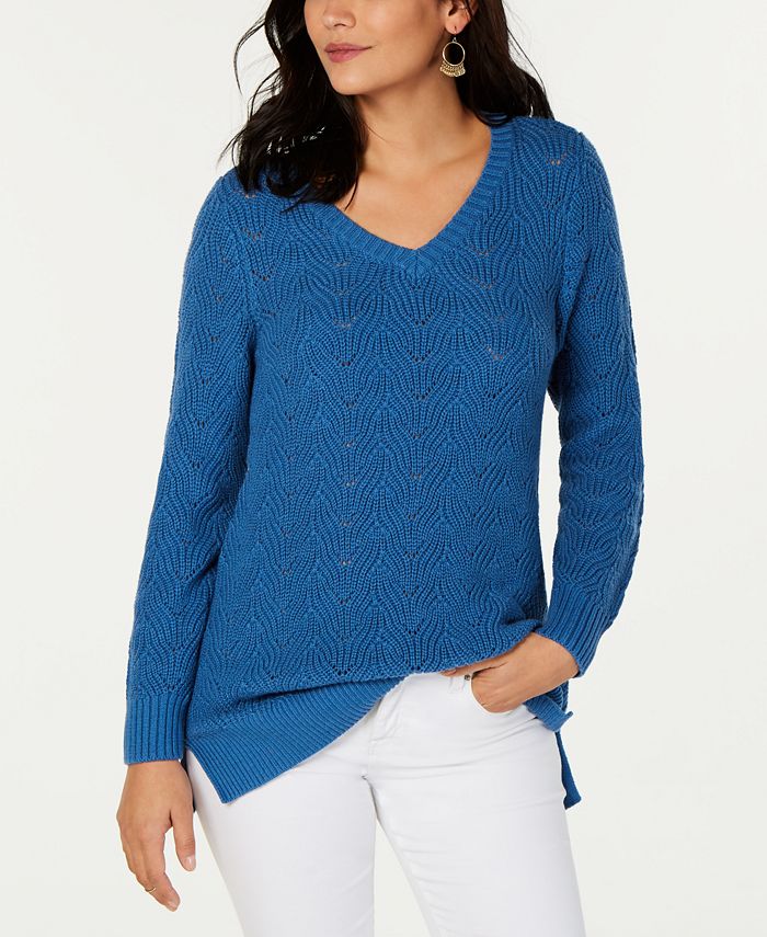 Macys womens tunic best sale sweater