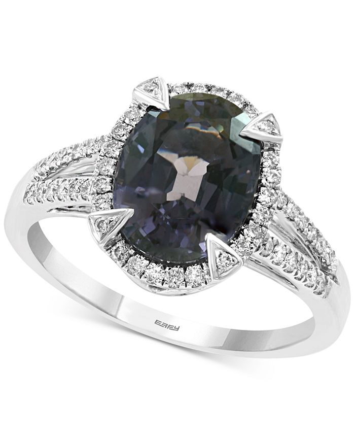 Gray spinel shop ring