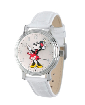 image of Disney Minnie Mouse Women-s Silver Vintage Alloy Watch