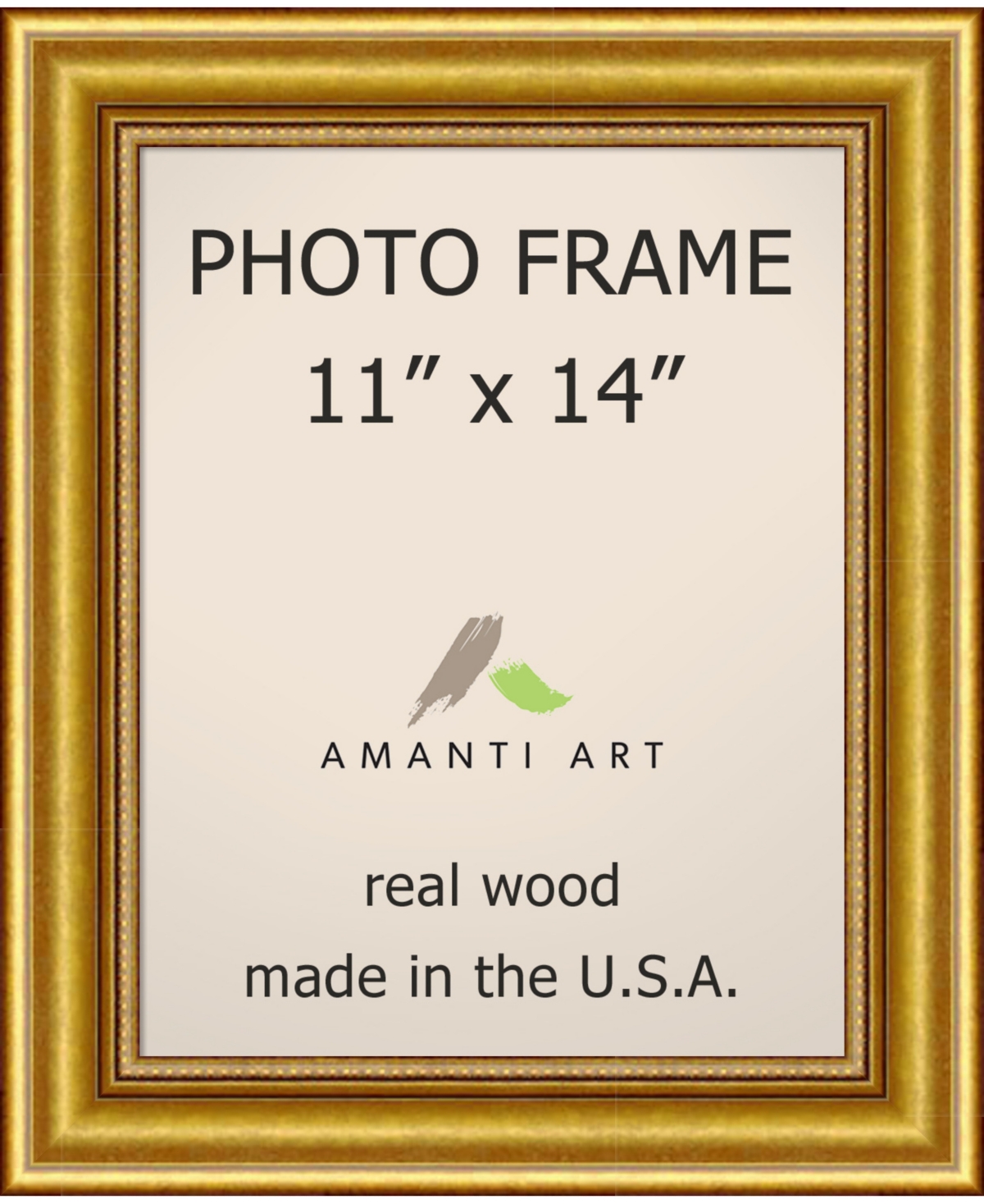 Amanti Art Townhouse Gold 11 X 14 Opening Wall Picture Photo Frame