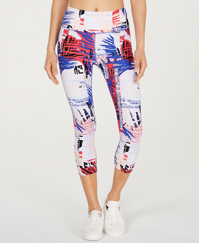 Calvin Klein Isla Printed HighRise Cropped Leggings Macy's