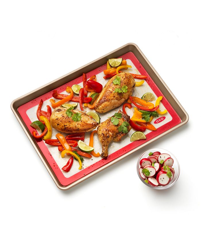 OXO HalfSheet Silicone Baking Mat & Pan Macy's