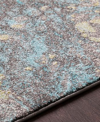Surya - Aberdine ABE-8014 Aqua 5'2" x 7'6" Area Rug