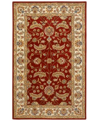 Livabliss - Caesar CAE-1022 Dark Red 6' x 9' Area Rug