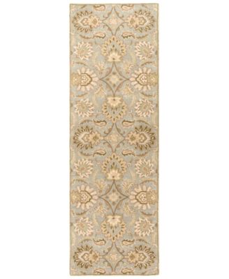 Livabliss - Caesar CAE-1111 Medium Gray 2'6" x 8' Runner Area Rug