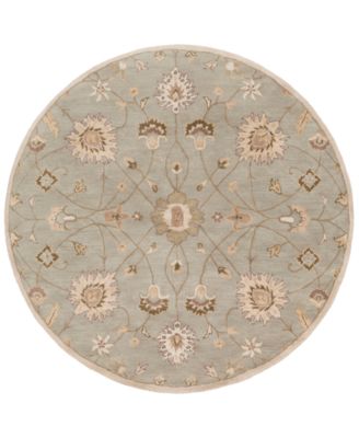 Livabliss - Caesar CAE-1121 Khaki 8' Round Area Rug