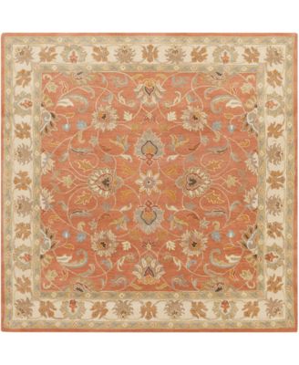 Livabliss - Caesar CAE-1124 Camel 4' Square Area Rug