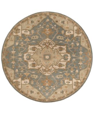 Livabliss - Caesar CAE-1144 Medium Gray 4' Round Area Rug