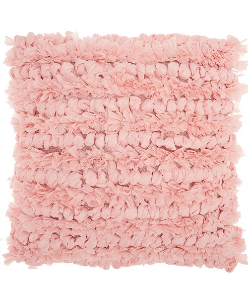 Nourison Mina Victory Paper Loop Shag Decorative Pillow Reviews