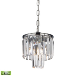 Palacial 1 Light Pendant in Polished Chrome