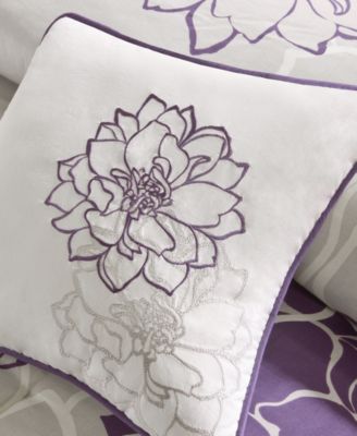 Lola Floral Print 7-Pc. Comforter Set, Cal King