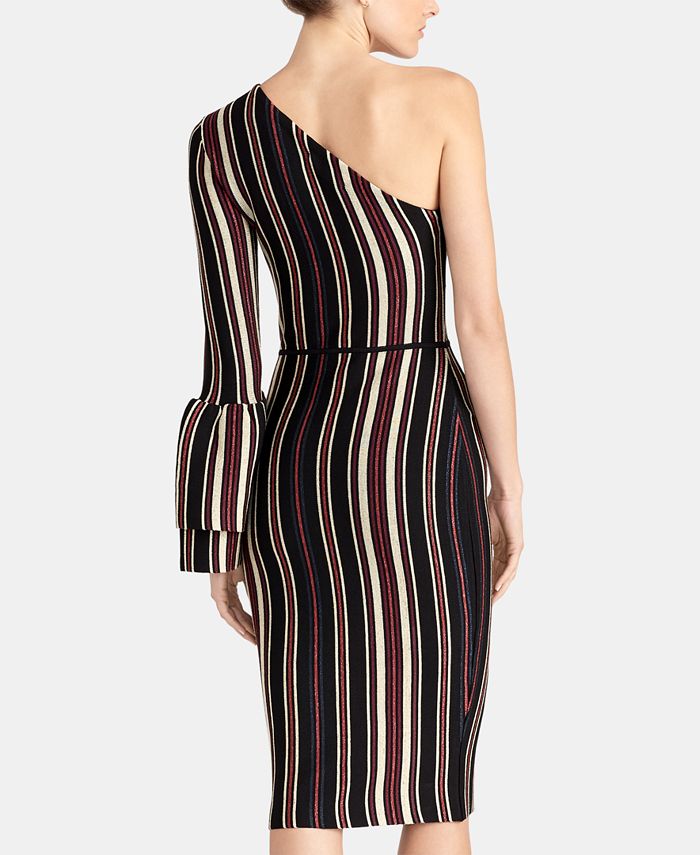 RACHEL Rachel Roy OneShoulder Striped Dress, Created for Macy's Macy's