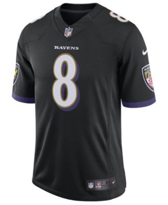 Baltimore Baltimore Ravens No8 Lamar Jackson Gold Men's Nike Big Team Logo Player Vapor Limited Jersey