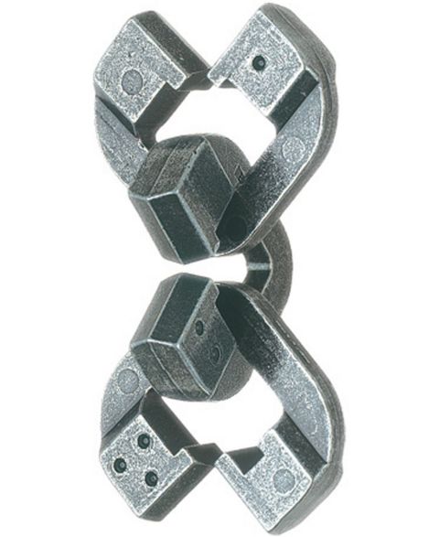 Детский пазл BePuzzled Hanayama Level 6 Chain Cast Metal Puzzle, Ages 12+
