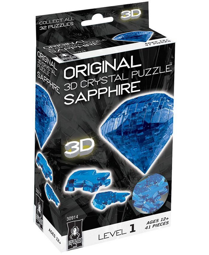 Areyougame 3D Crystal Puzzle - Sapphire - Gem - Macy's