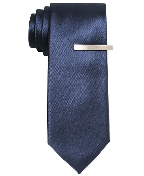 Alfani Solid Skinny Tie - Ties & Pocket Squares - Men - Macy's