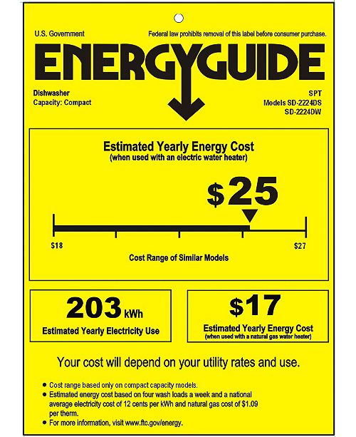 Spt Appliance Inc Spt Countertop Dishwasher With Delay Start