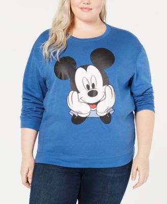 plus size mickey mouse hoodie