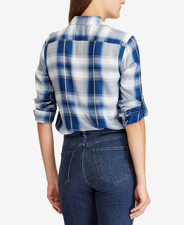 Lauren Ralph Lauren Plaid Twill Shirt Macy's