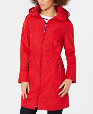 tommy hilfiger hooded raincoat